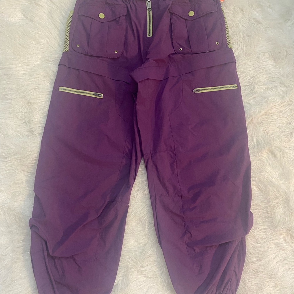 Free People Morning Meadow Hike pants. Purple nwt sz small - Picture 5 of 7